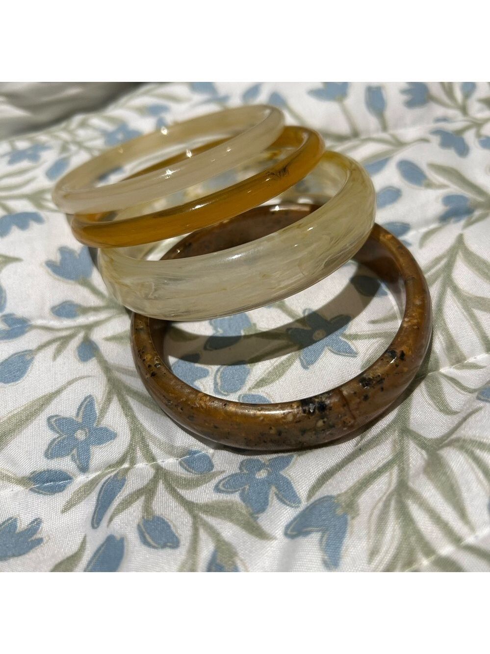 Bangle Bracelets Set of Four Multicolor